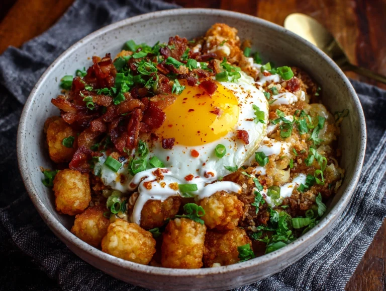 Tater Tot Breakfast Bowl