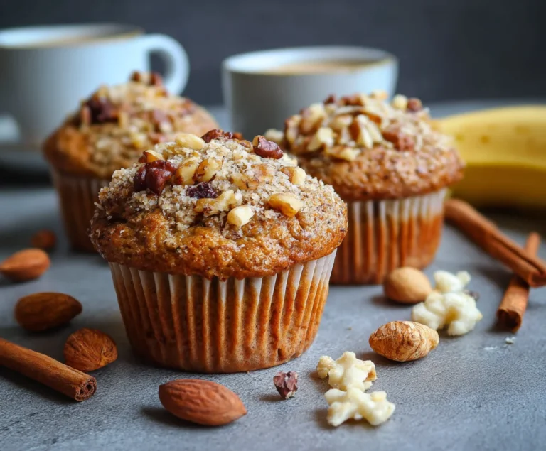 Vegan Banana Nut Muffins