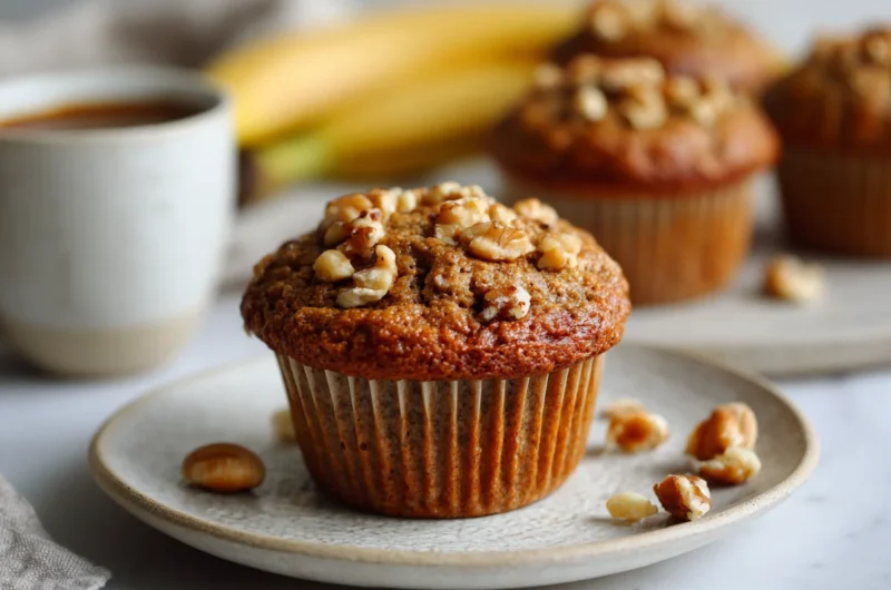 Vegan Banana Nut Muffins Recipe How to Make