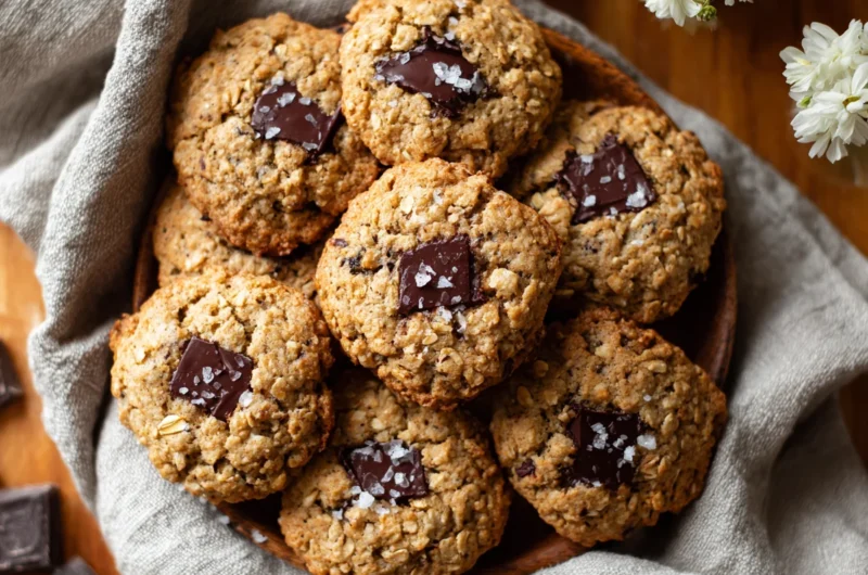 Vegan Oatmeal Chocolate Chip Cookies Recipe Easy