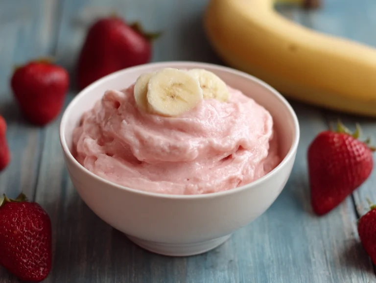 strawberry banana frozen yogurt recipe