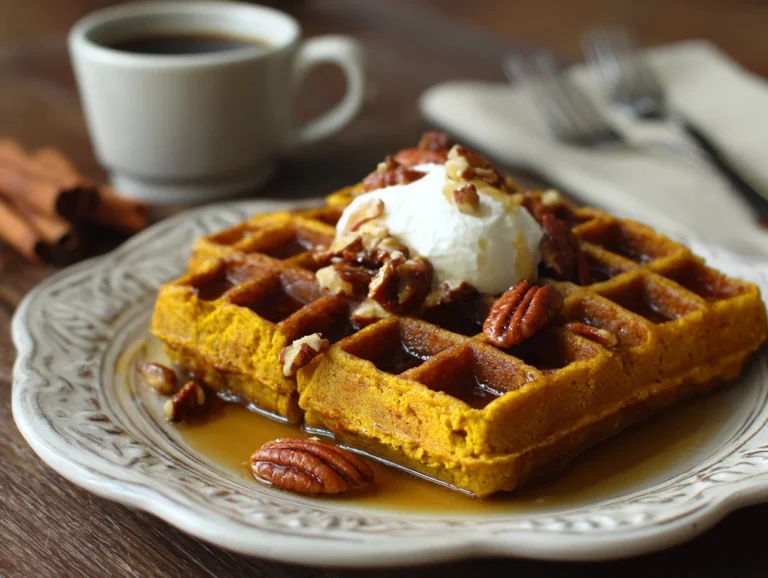 pumpkin waffles