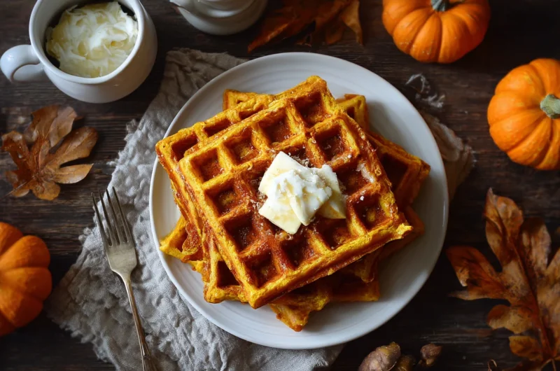 How to Make Pumpkin Waffles with the Perfect Golden Crisp