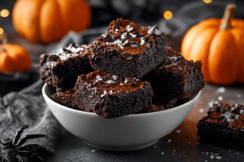 The Spookiest Fudgy Halloween Brownies You’ll Ever Bake