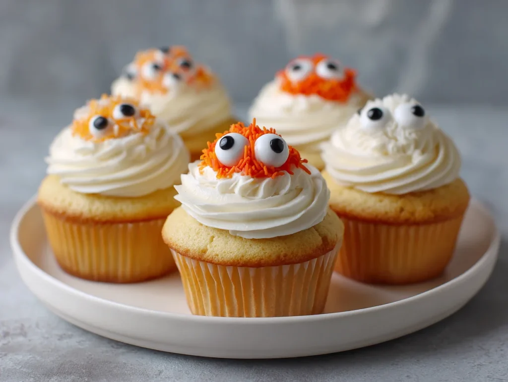 halloween cupcakes vanilla