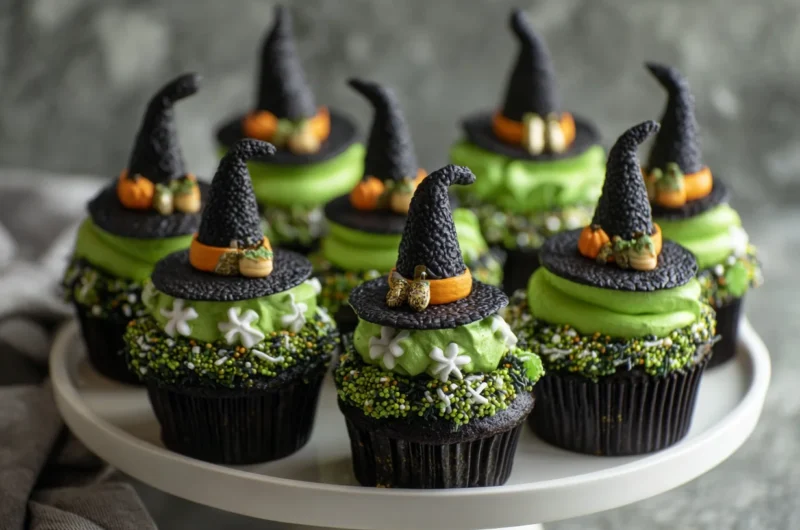 Wicked Witch Hat Cupcakes