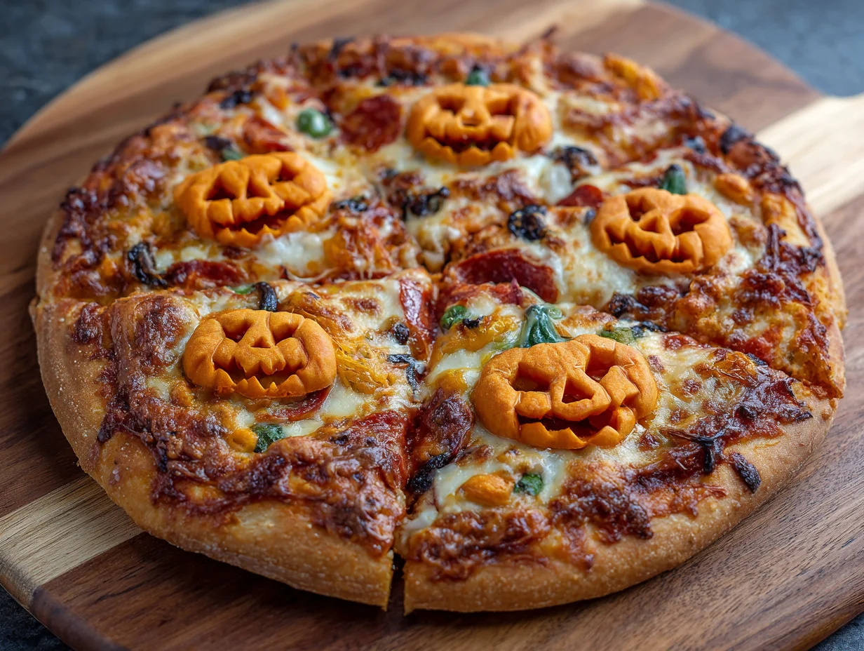 halloween pizza