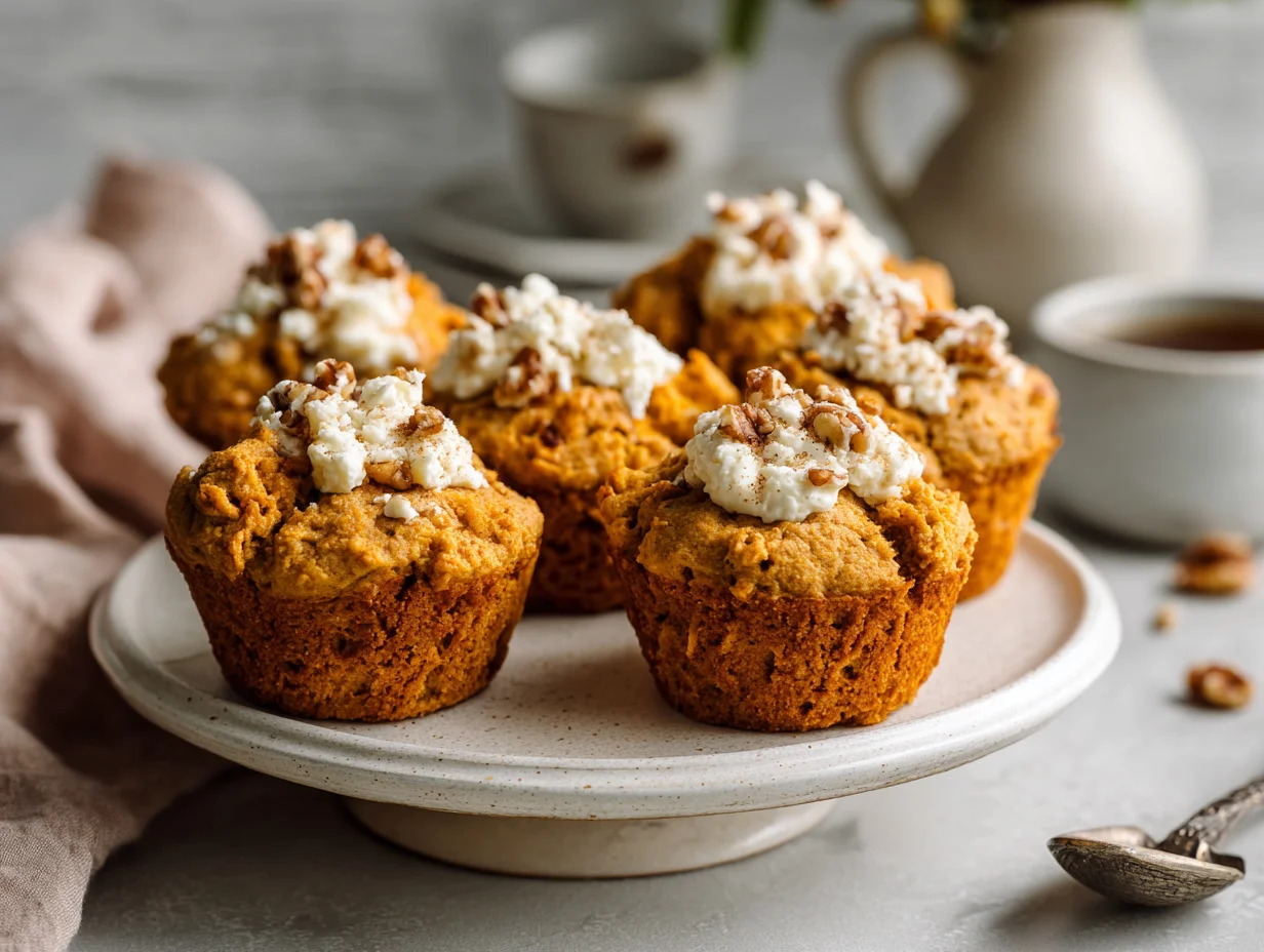 pumpkin cream cheese muffins