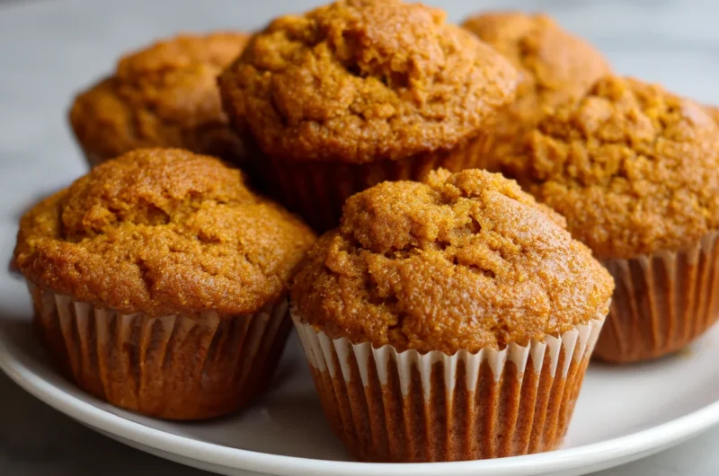 One Bowl Pumpkin Muffins