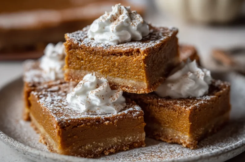 Best Pumpkin Pie Bars Ever