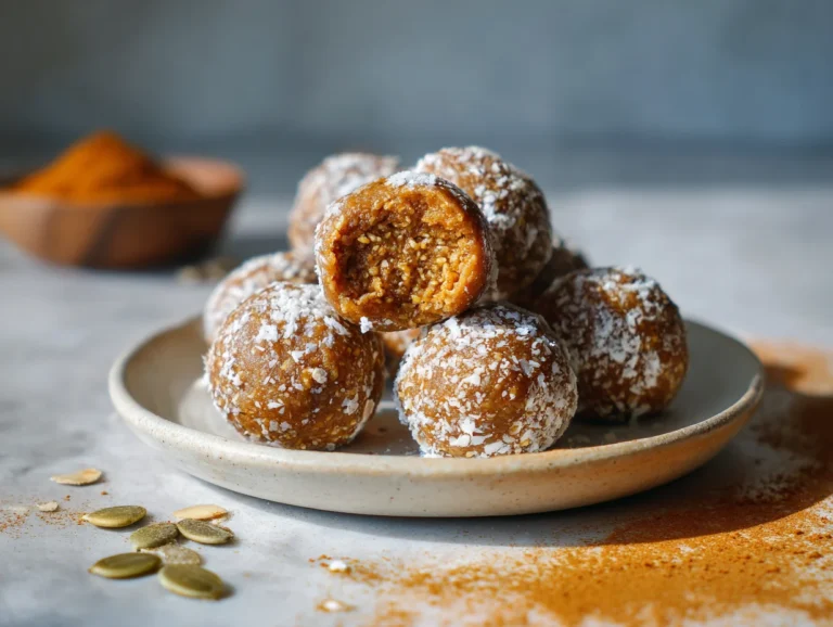 pumpkin protein balls