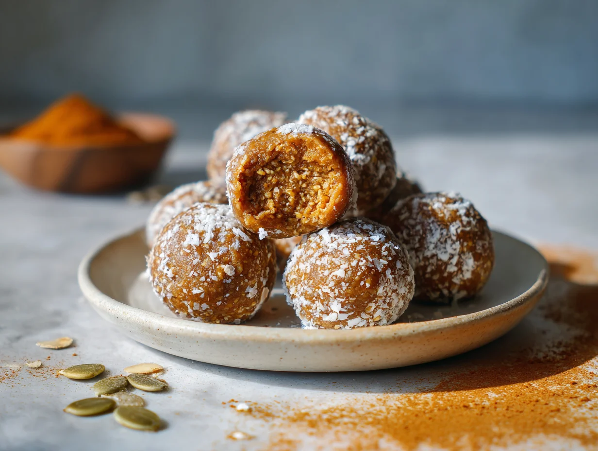 pumpkin protein balls
