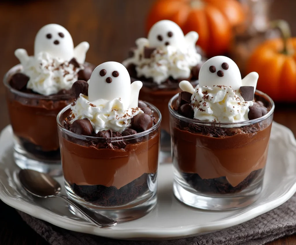 Chocolate Graveyard Pudding Cups