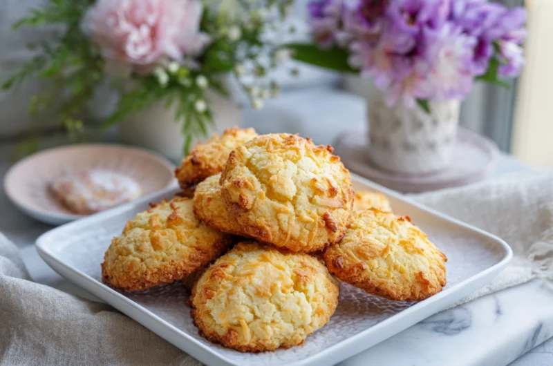 Homemade Golden Cheese Cookies