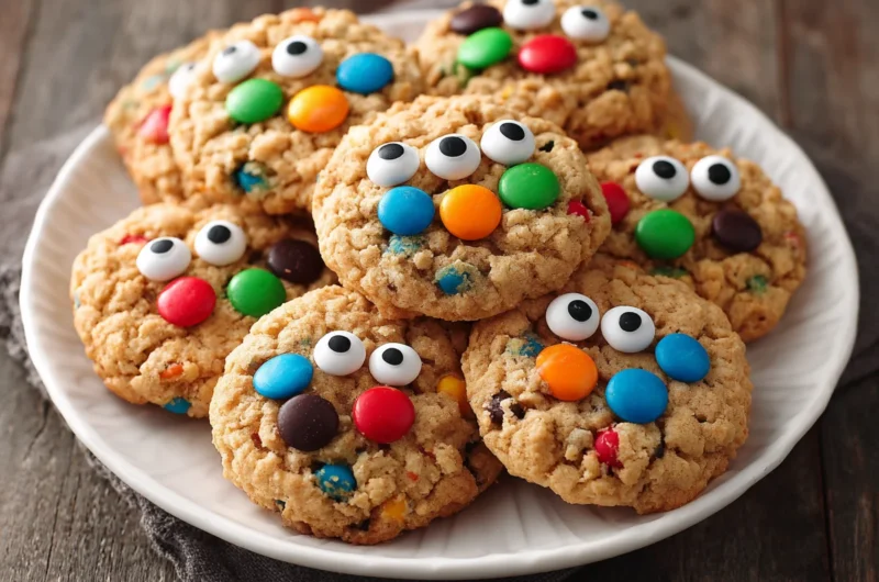 Easy Monster Cookies Recipe for Halloween Treats