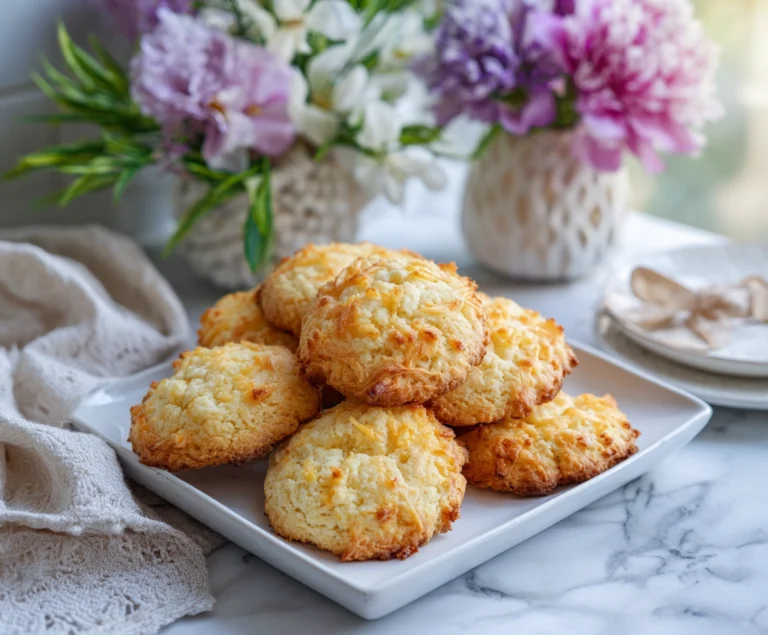 Homemade Golden Cheese Cookies Recipe