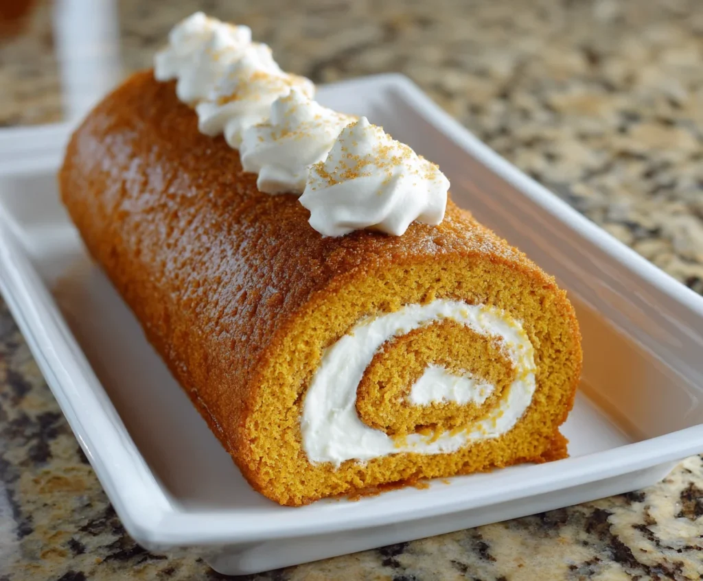Pumpkin Roll Cake