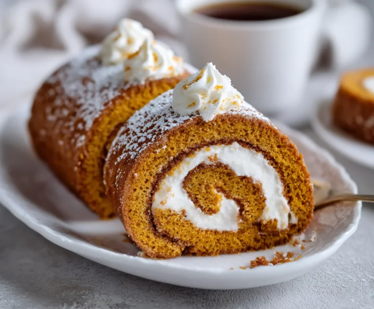 Pumpkin Roll Cake