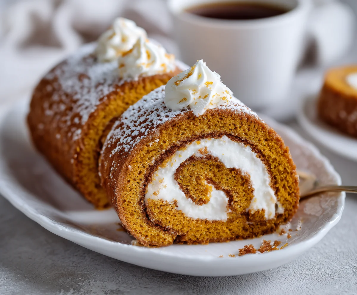 Pumpkin Roll Cake