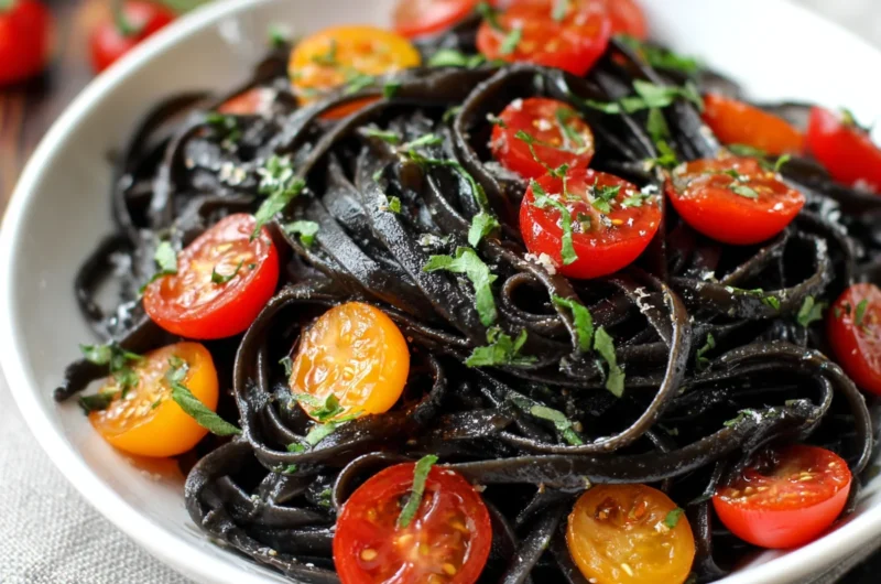 Halloween Black Pasta Recipe