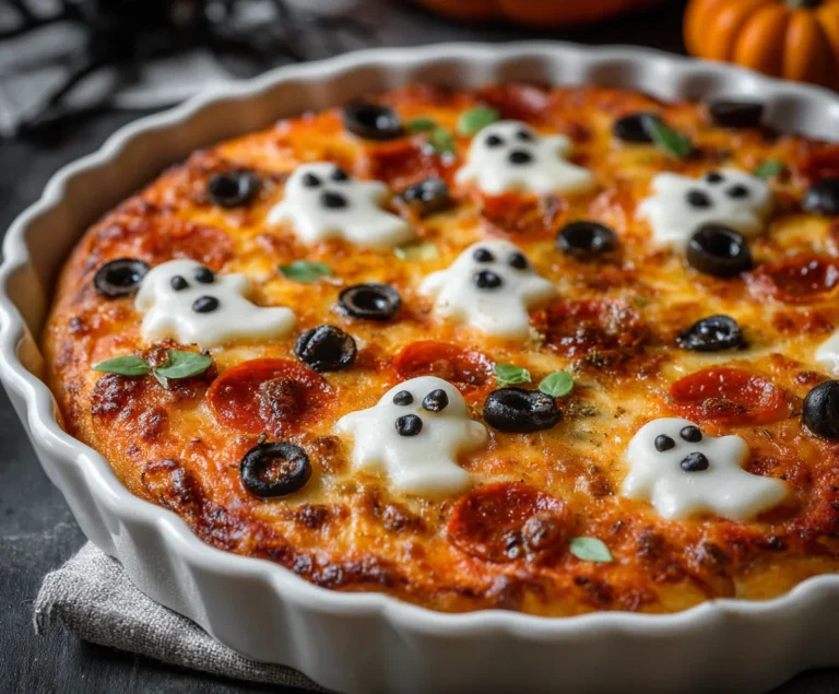 spooky pizza