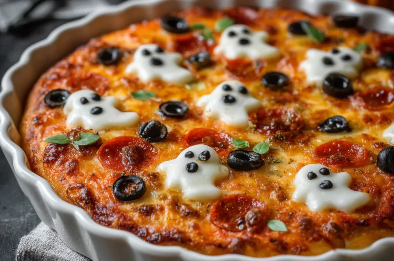 Homemade Spooky Pizza Recipe for Halloween
