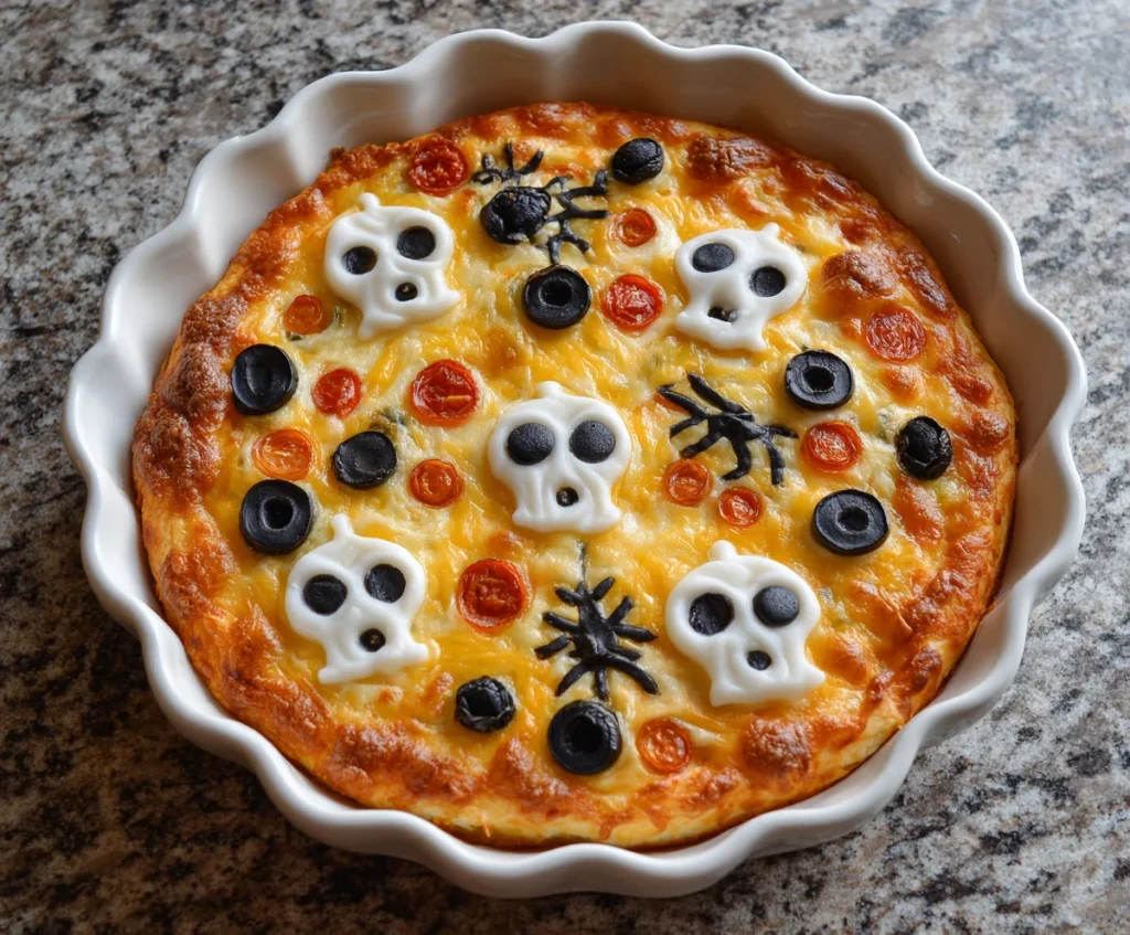 spooky pizza 
