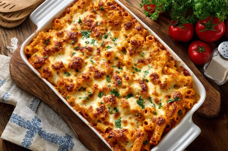 Restaurant Style Baked Ziti Recipe You Can Make at Home