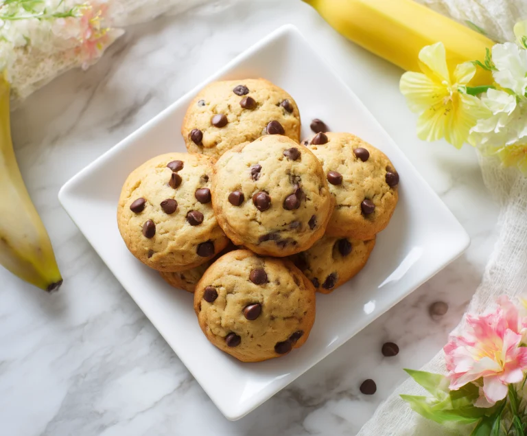 Banana Chocolate Chip Cookies
