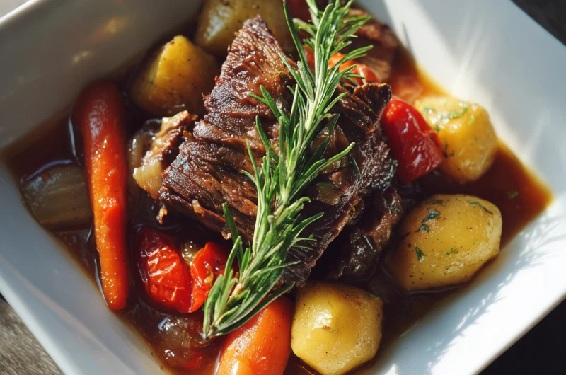 Classic Beef and Vegetable Pot Roast Made Simple and Delicious