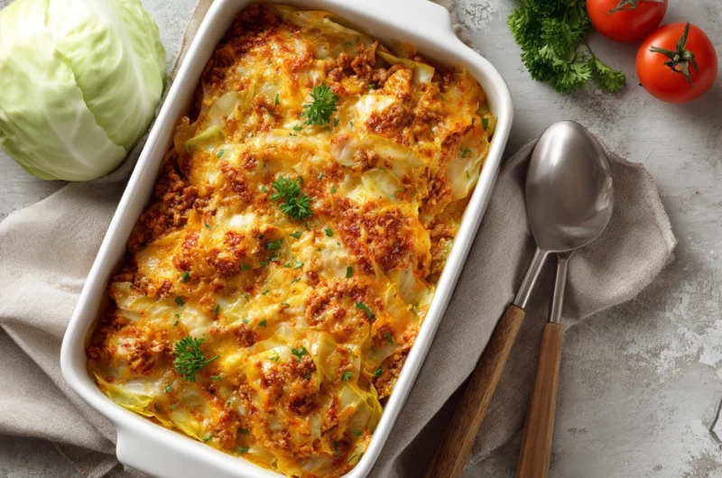 Quick & Easy Cabbage Roll Casserole Recipe