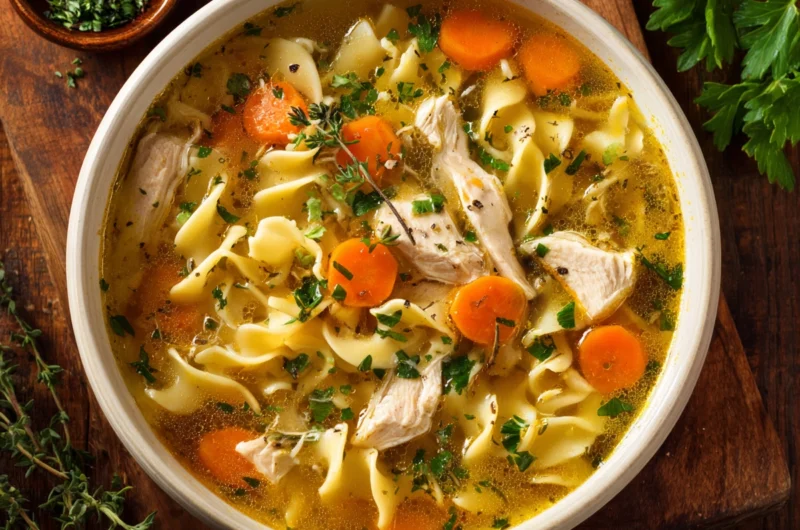 The Best Homemade Chicken Noodle Soup Recipe