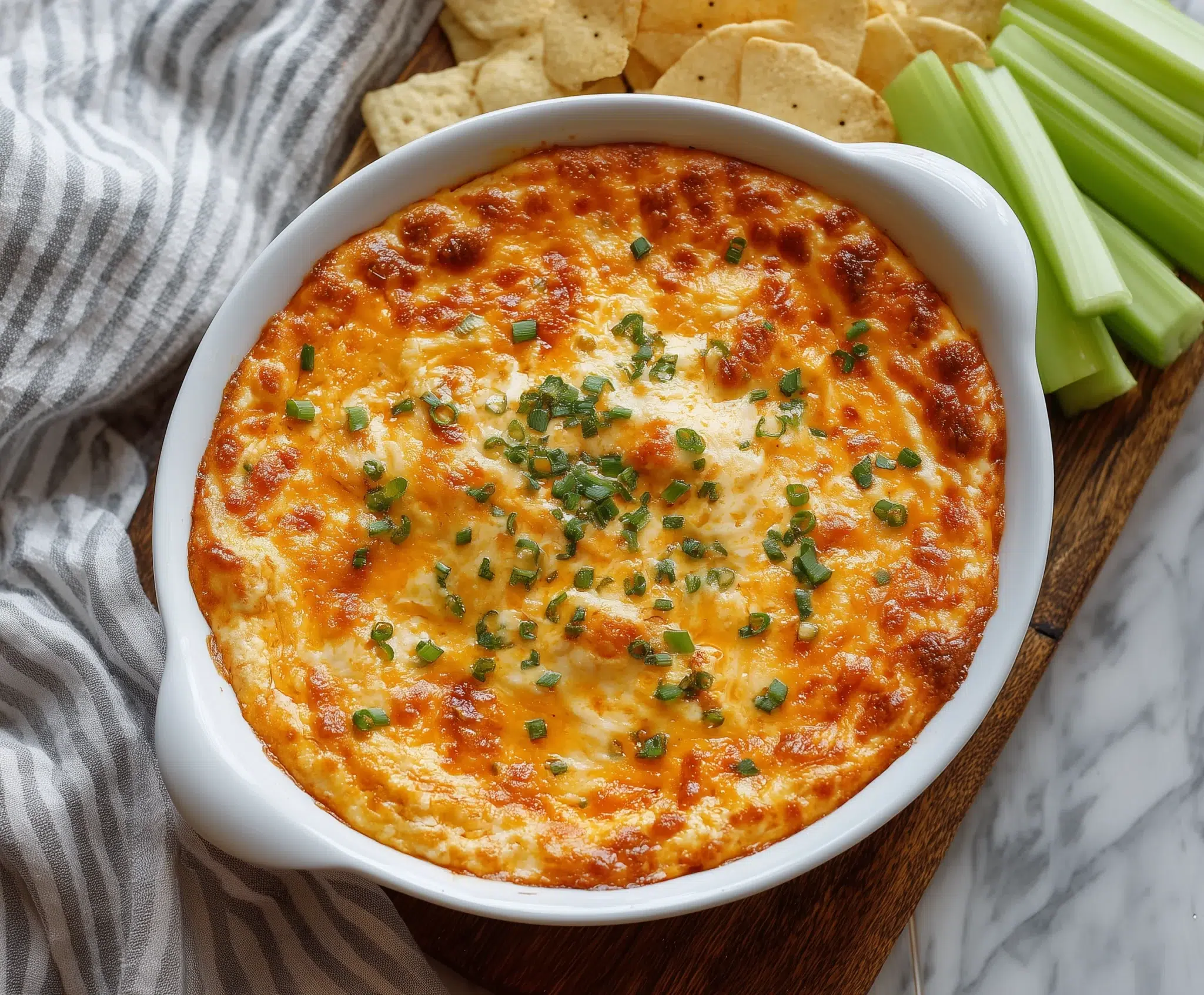 Creamy Buffalo Chicken Dip