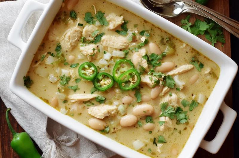 Hearty & Delicious Dairy Free White Chicken Chili for Cold Days
