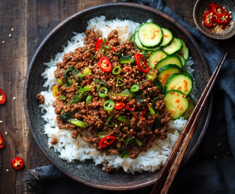 Easy Homemade Korean Ground Beef