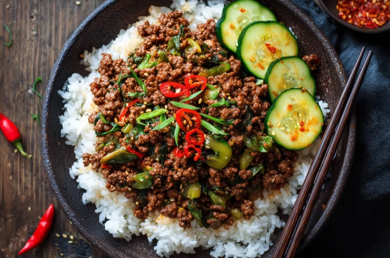 Easy Homemade Korean Ground Beef