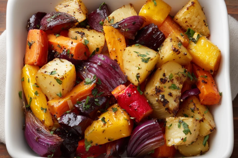 Quick & Easy Roasted Root Vegetables Recipe for Dinner