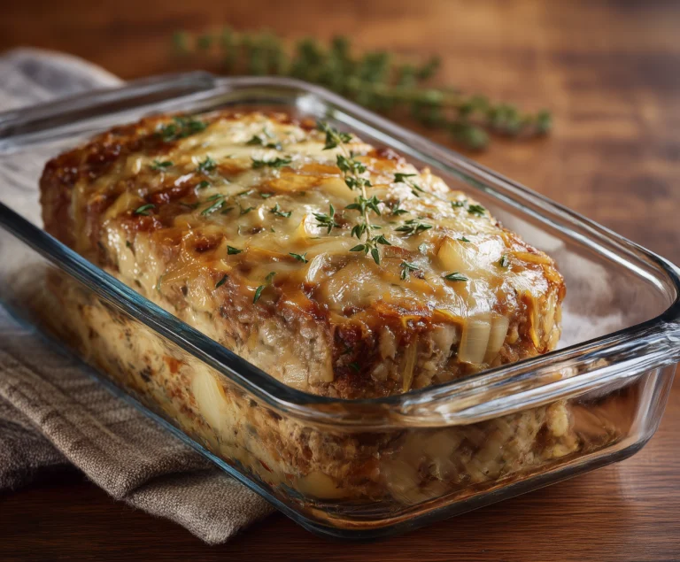 French Onion Meatloaf