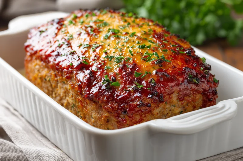 How to Cook Juicy Garlic Parmesan Chicken Meatloaf