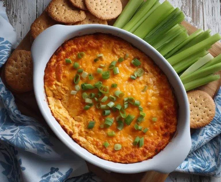 High Protein Buffalo Chicken Dip