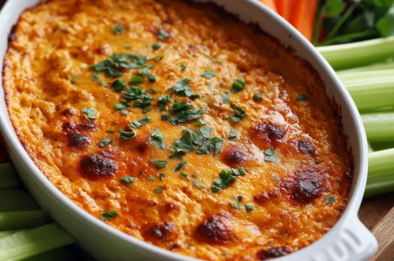 Easy High Protein Buffalo Chicken Dip Recipe