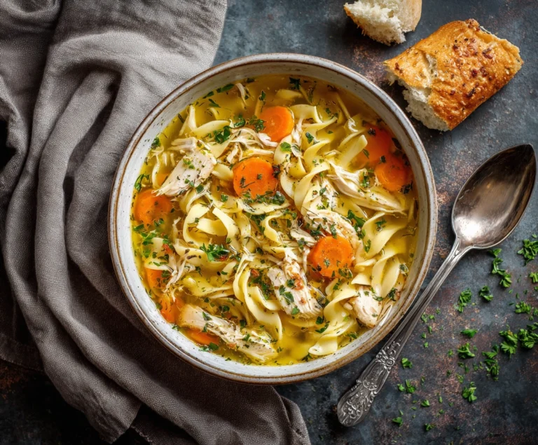 Homemade Chicken Noodle Soup Recipe