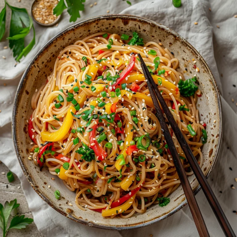 Korean Soy Sauce Noodles