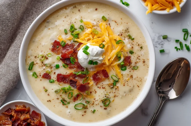 Easy Loaded Baked Potato Soup That’s Pure Comfort Food