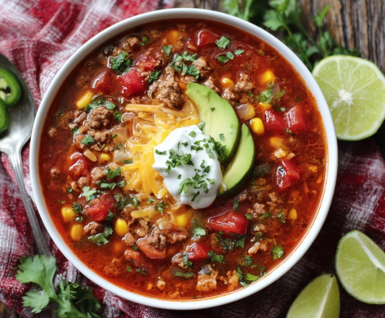 Low Carb Taco Soup
