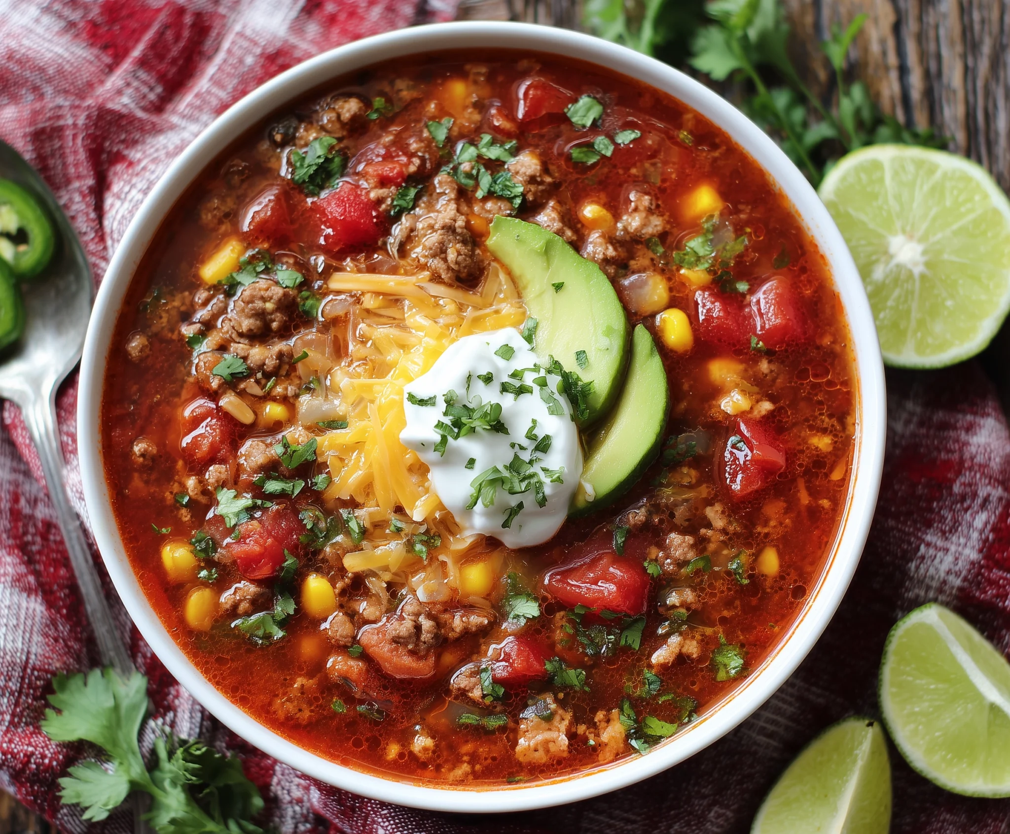 Low Carb Taco Soup