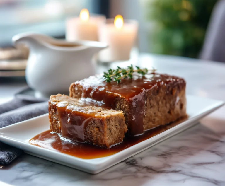 Meatloaf With Brown Gravy
