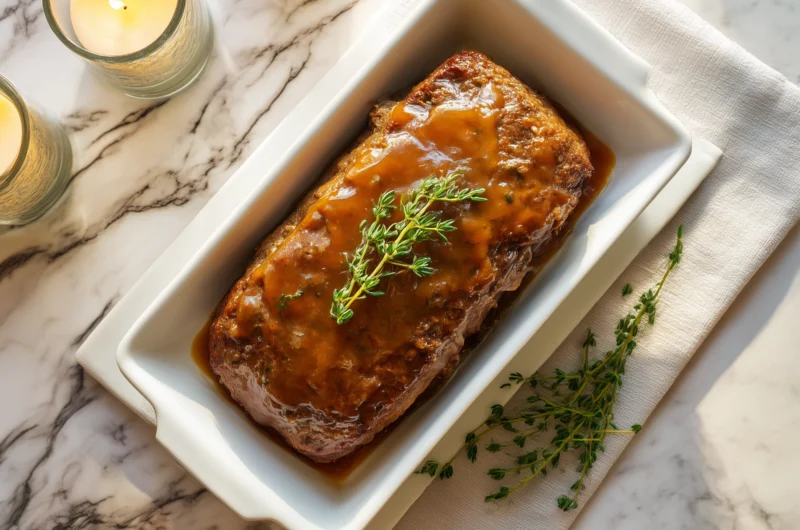 Savory Meatloaf with Brown Gravy That Feels Like Home