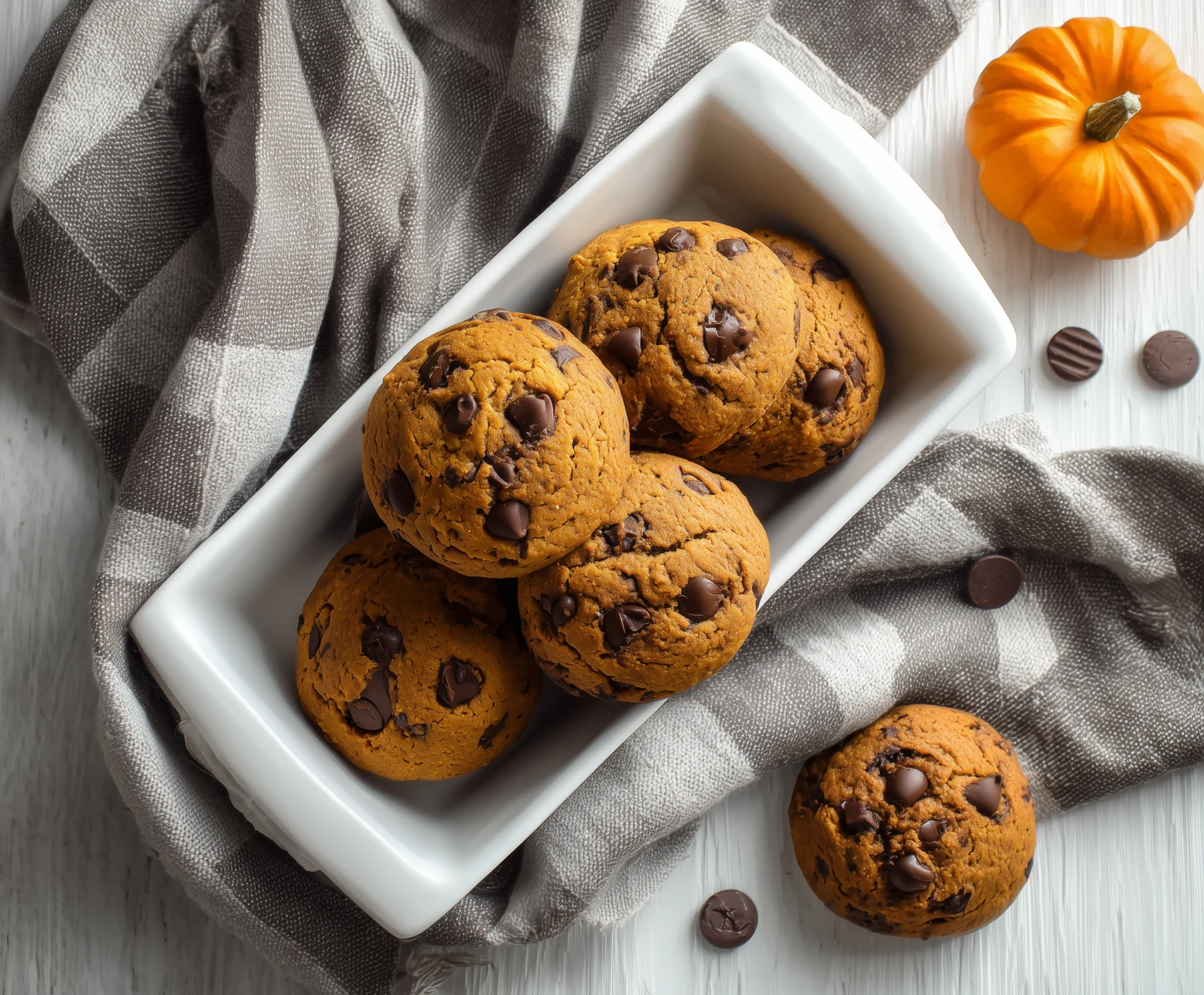 Pumpkin Chocolate Chip Cookies