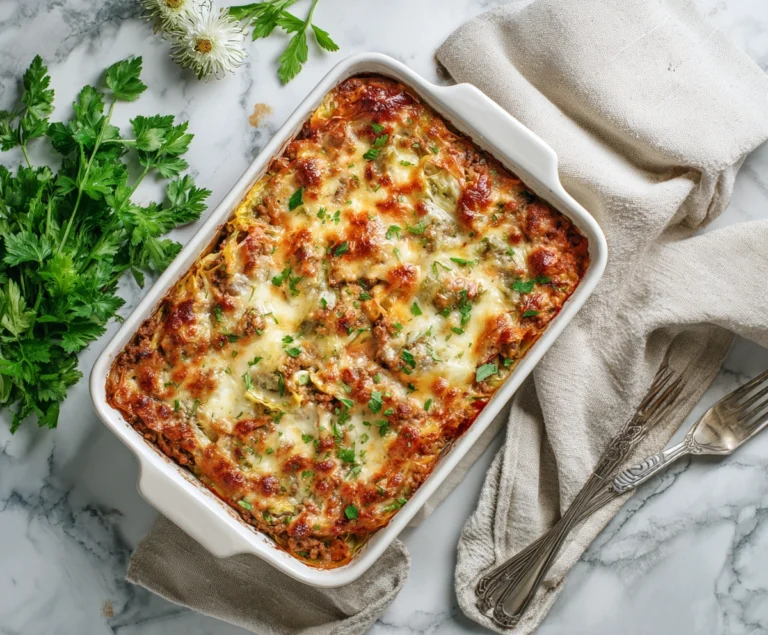 Quick & Easy Cabbage Roll Casserole Recipe